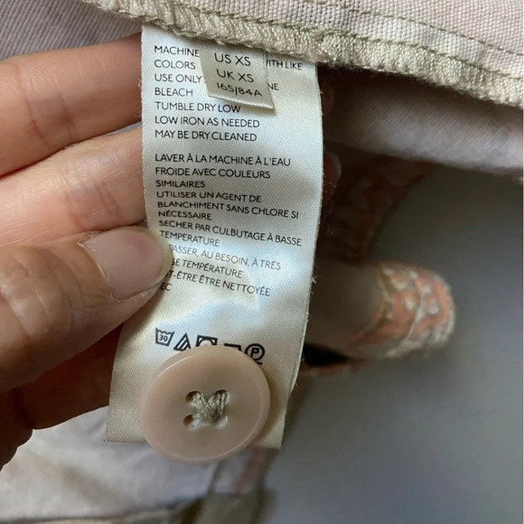 Anthropologie Lida Utility Camo Fringe Jacket Sz  XS - Picture 12 of 14